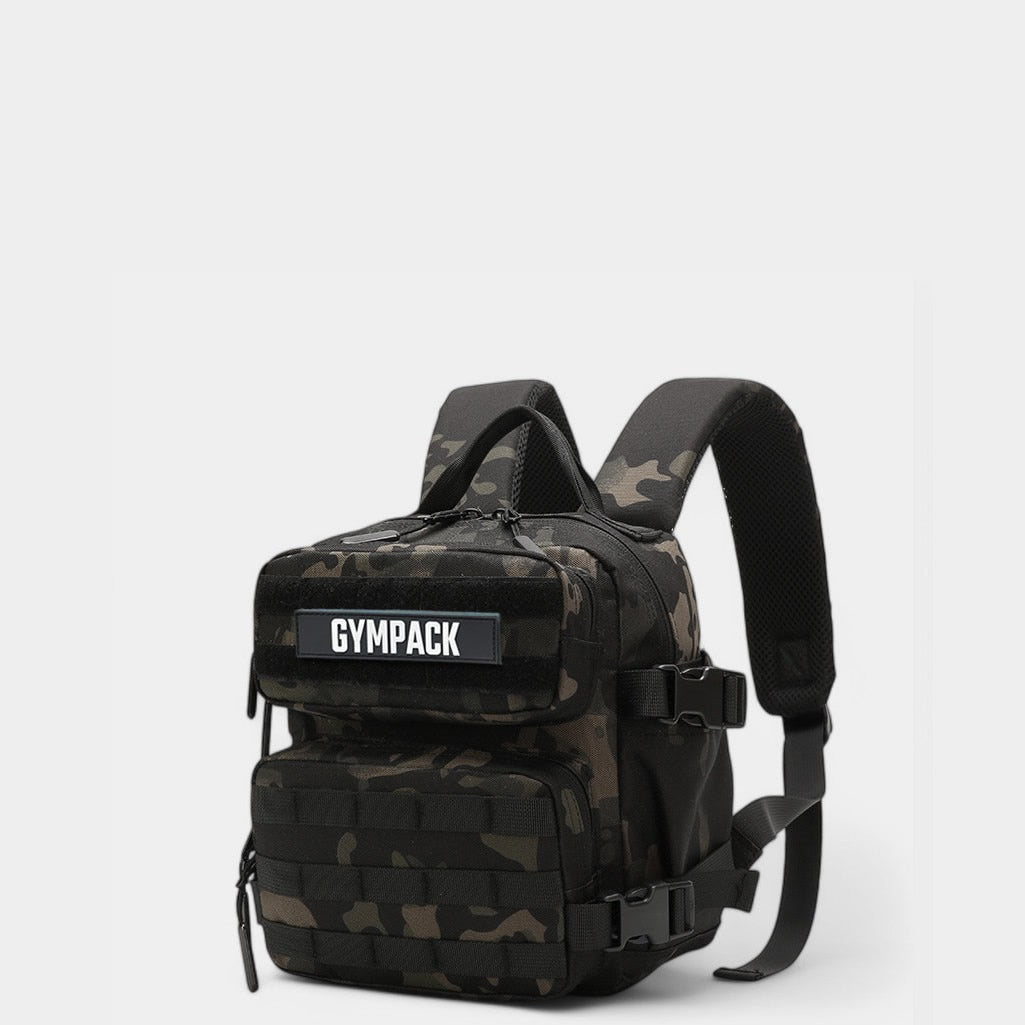 Gympack Mini 9L Preta Camuflada