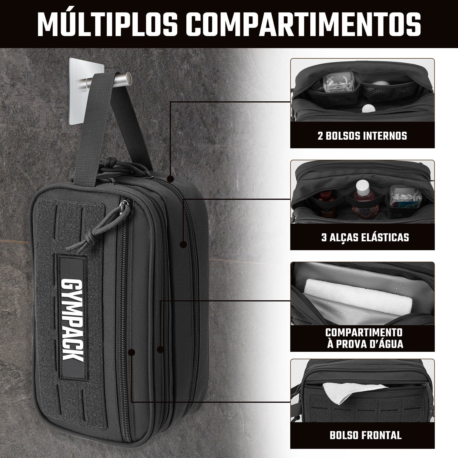 Necessaire Acoplável Gympack