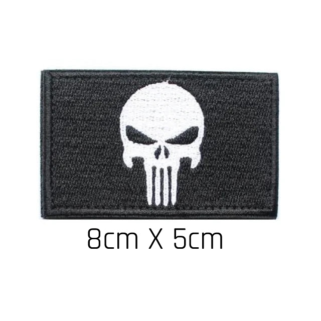Patch Caveira Preto