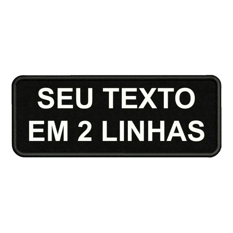 Patch Personalizável Duas Linhas
