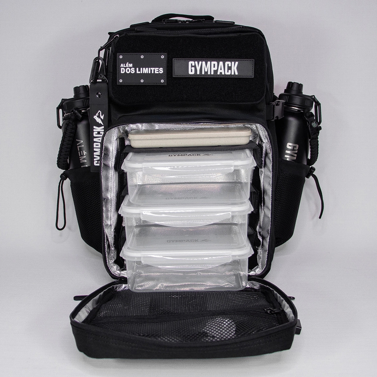 Gympack Pro Térmica 50L Preta & Branca