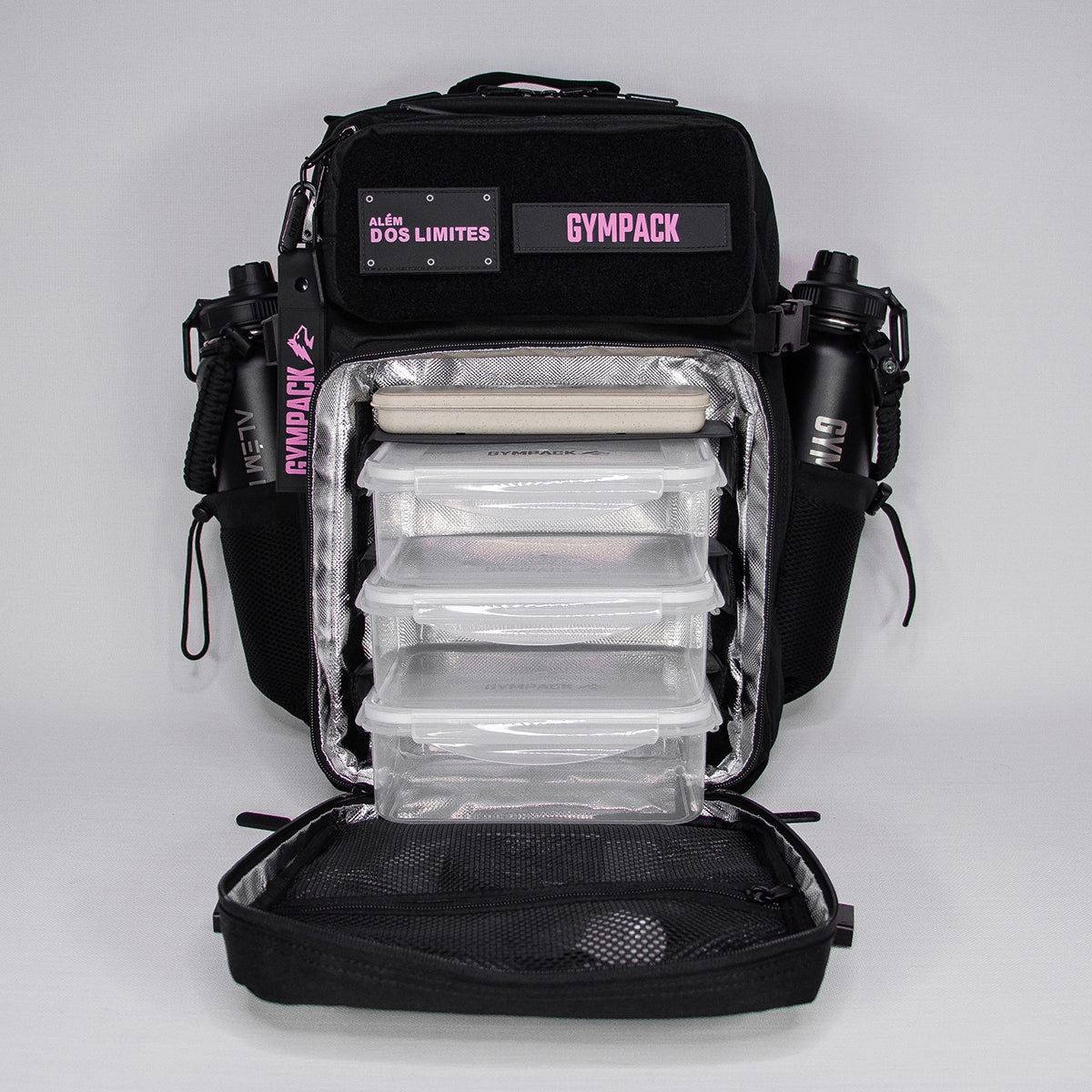 Gympack Pro Térmica 50L Preta & Rosa
