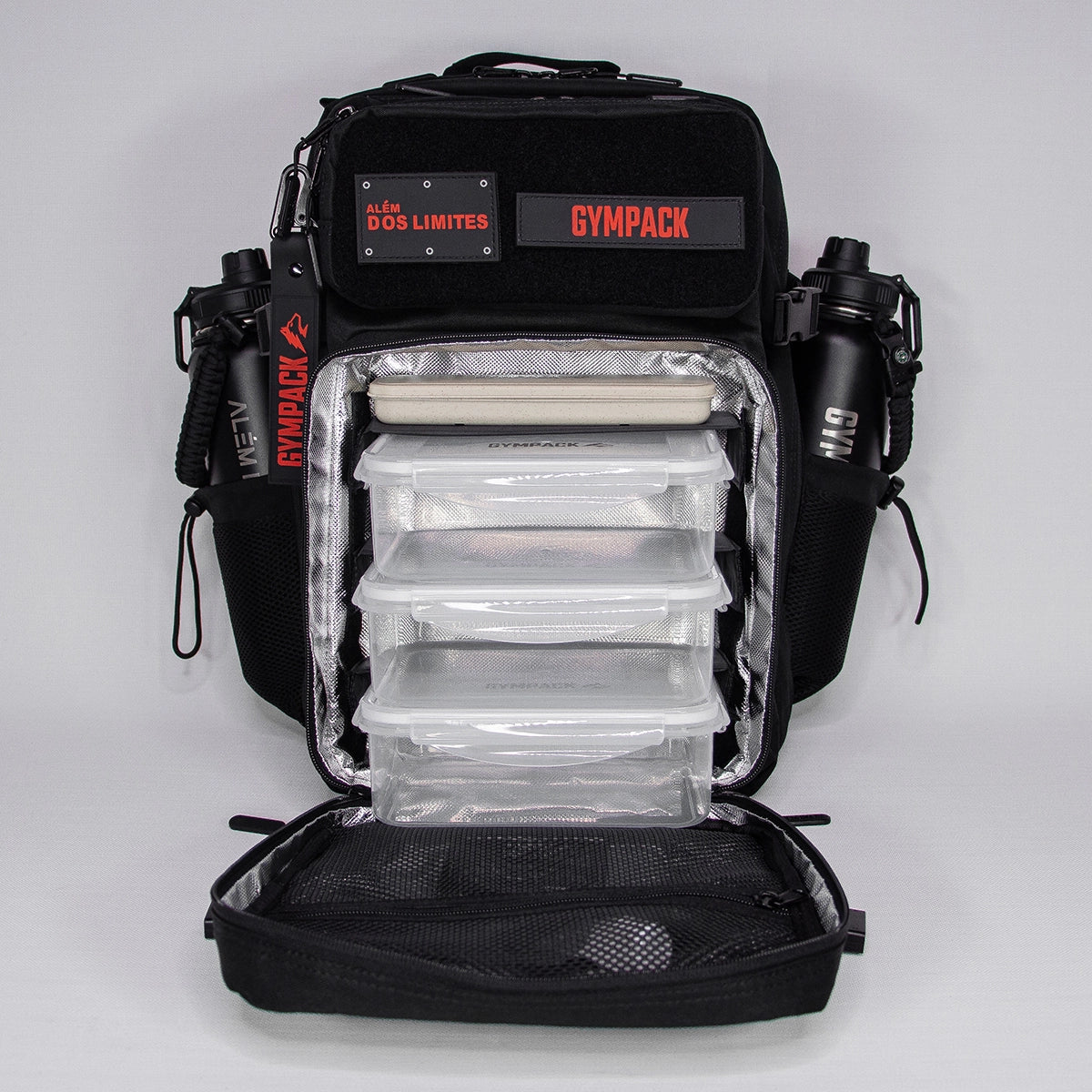 Gympack Pro Térmica 50L Preta & Vermelha