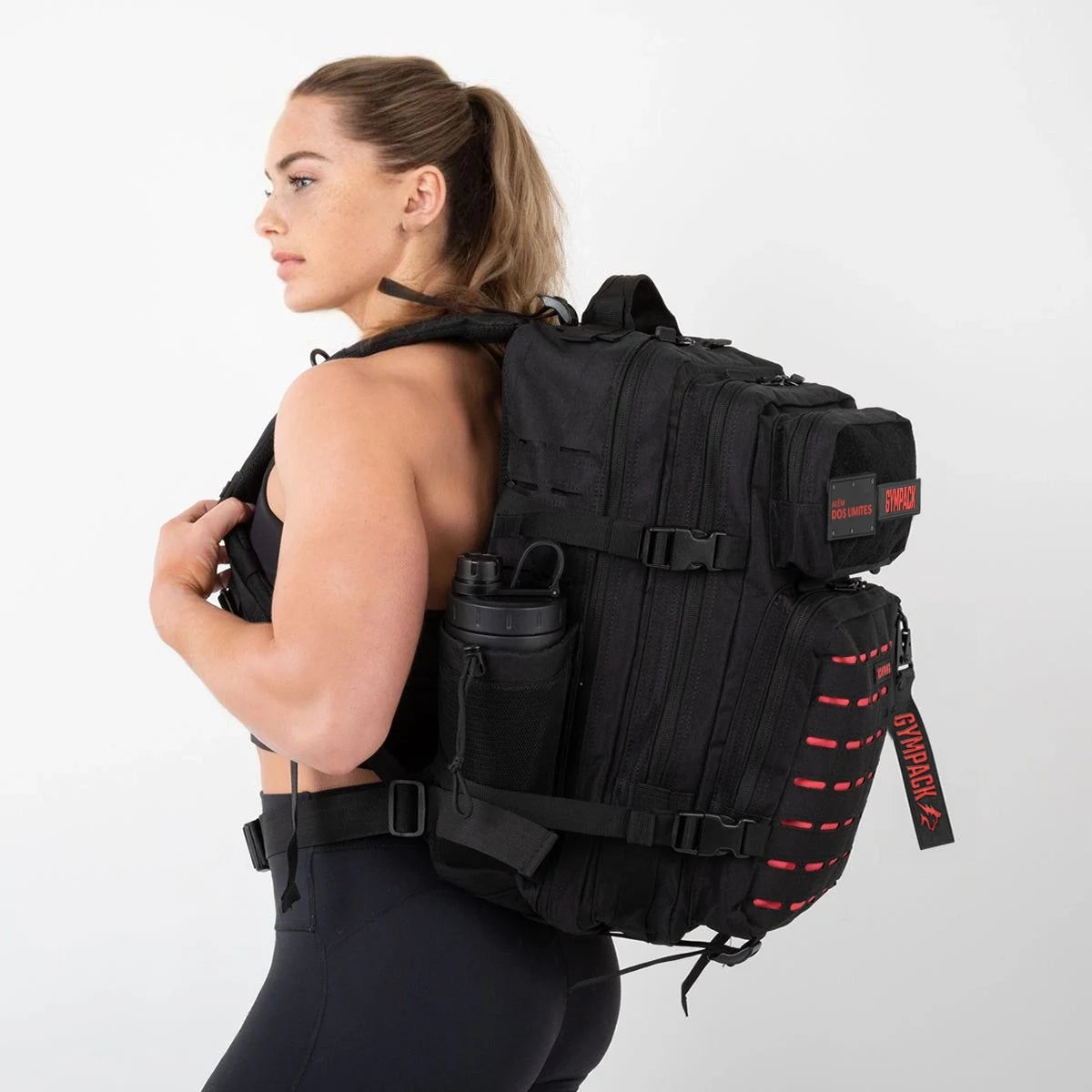 Gympack Pro Térmica 50L Preta & Vermelha