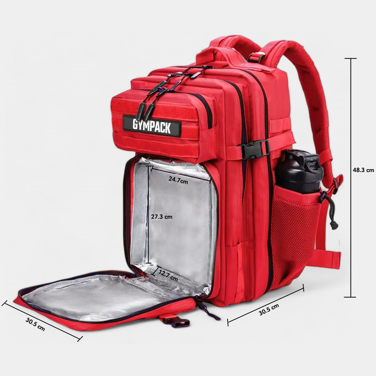 Gympack Térmica 50L Vermelha