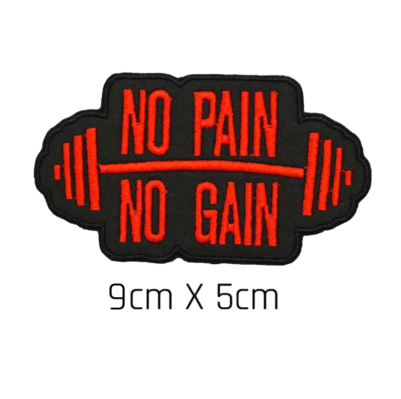 Patch No Pain No Gain Vermelho