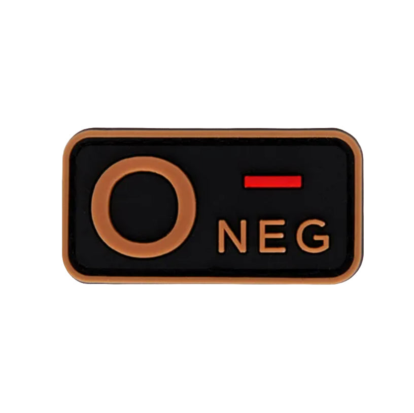 Patch Tipo Sanguíneo (A+, B+, AB+, O+, A-, B-, AB-, O-) Bronze