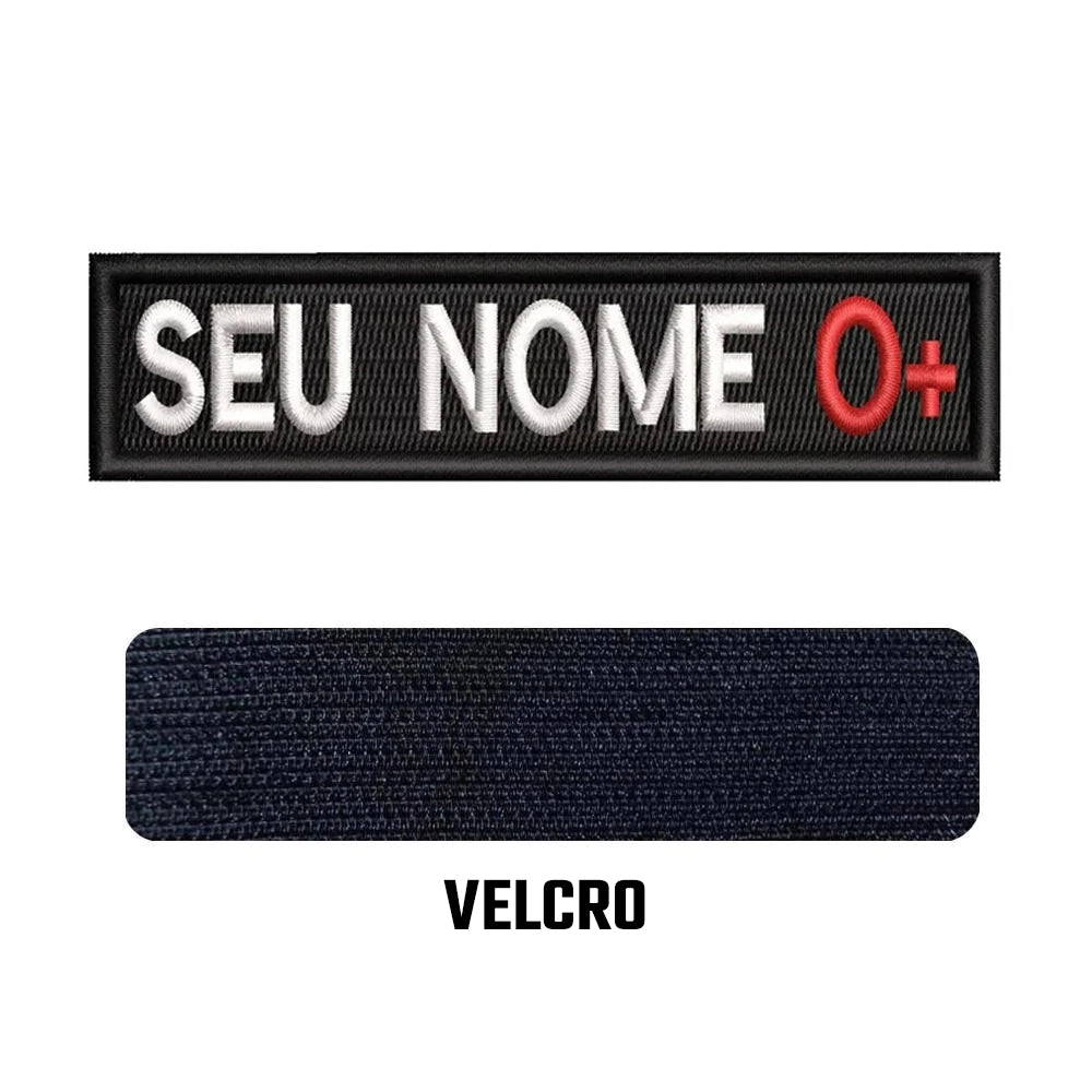 Patch Personalizável Tipo Sanguíneo