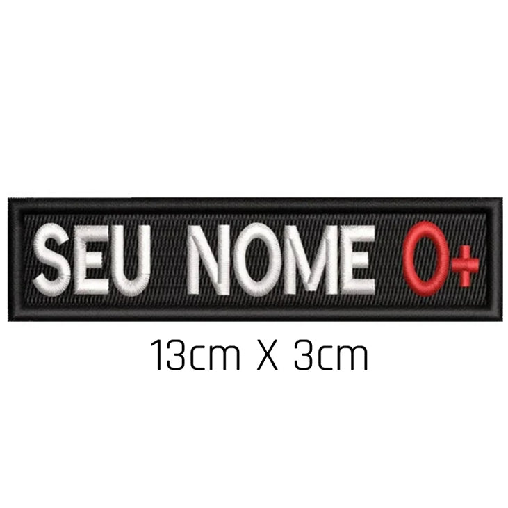 Patch Personalizável Tipo Sanguíneo