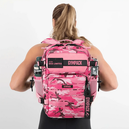 Gympack Pro 25L Rosa Camuflada