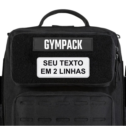 Patch Personalizável Duas Linhas Branco