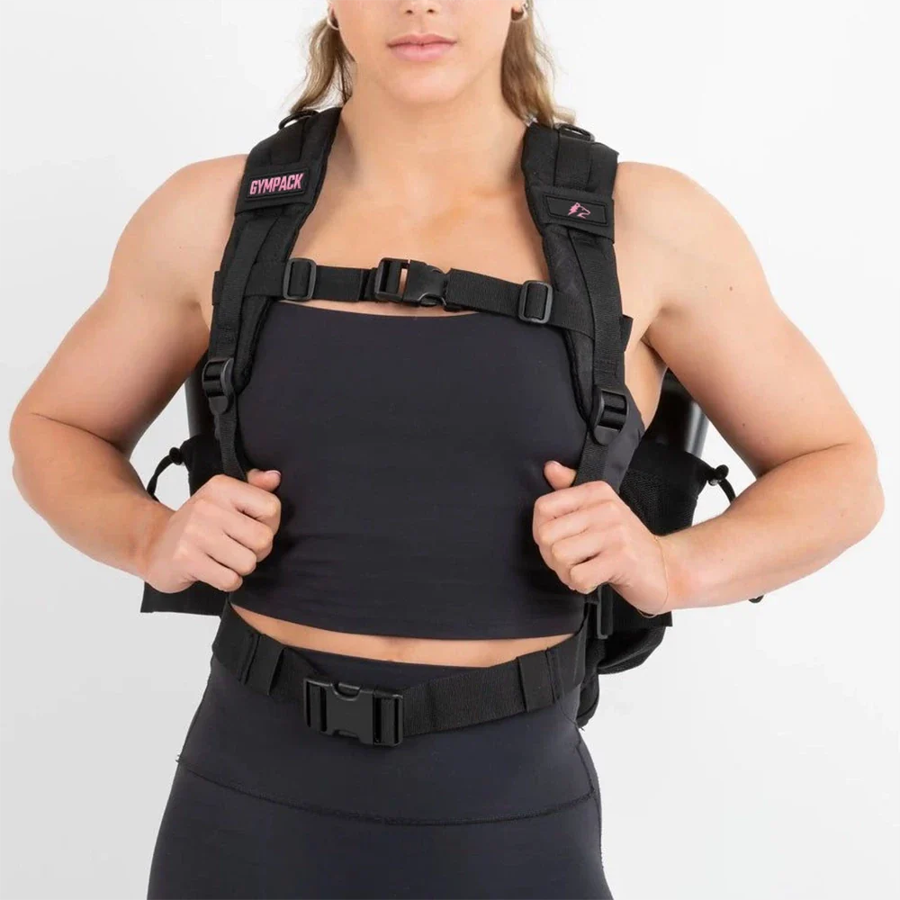 Gympack Pro Térmica 50L Preta & Rosa