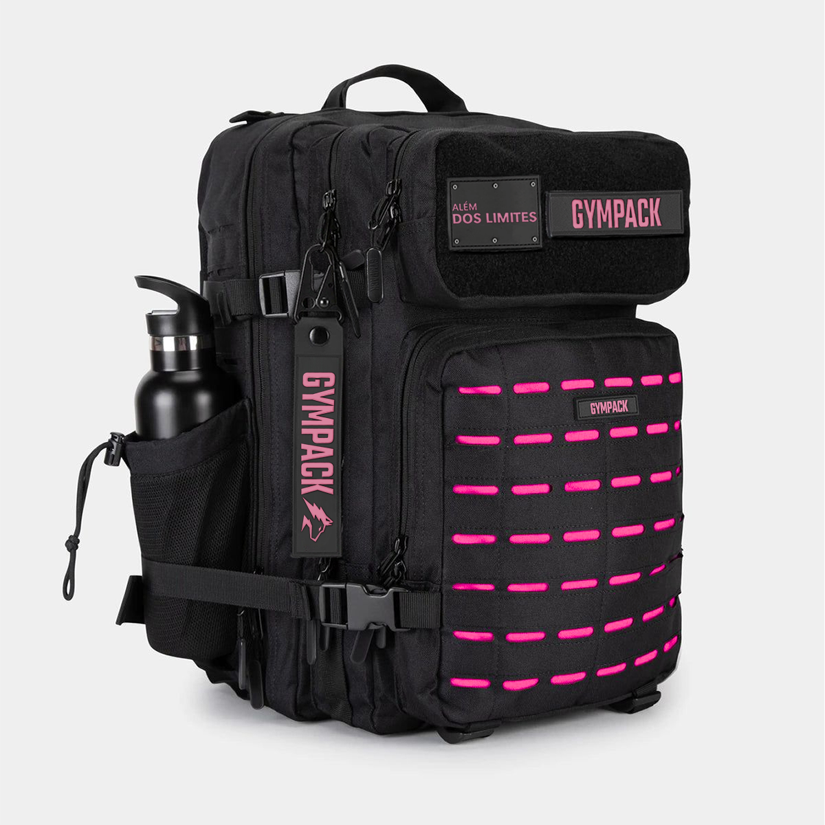 Gympack Pro Térmica 50L Preta & Rosa