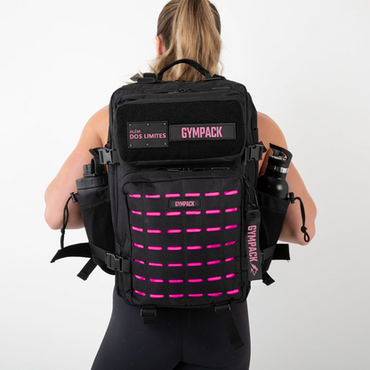 Gympack Pro Térmica 50L Preta & Rosa