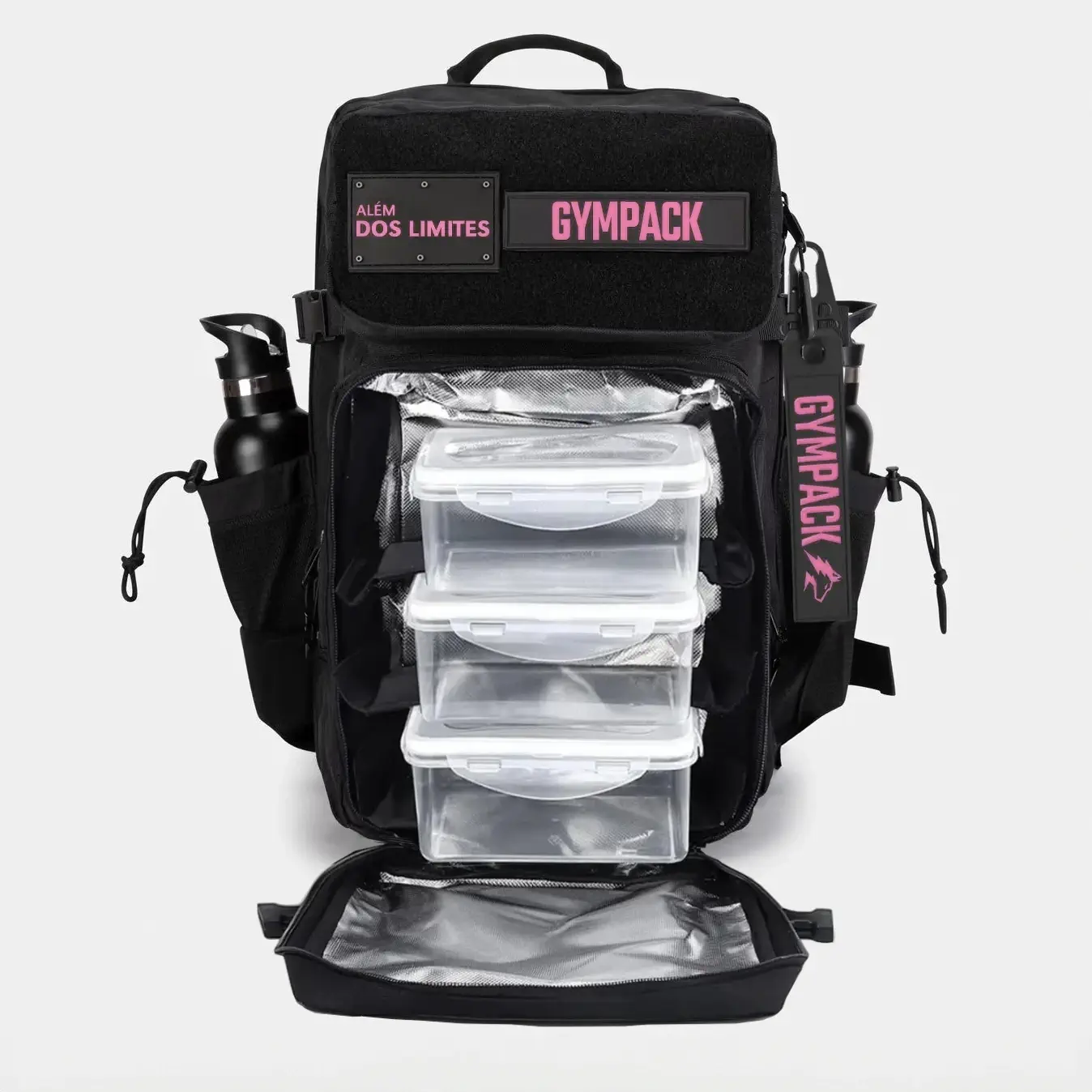 Gympack Pro Térmica 50L Preta & Rosa