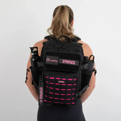 Gympack Pro 25L Preta & Rosa