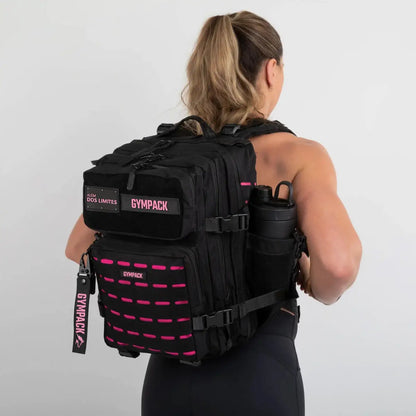 Gympack Pro 25L Preta & Rosa