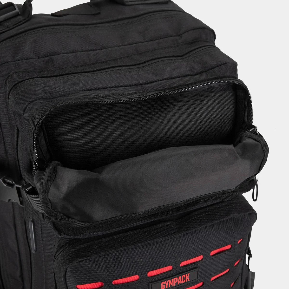 Gympack Pro 50L Preta & Vermelha