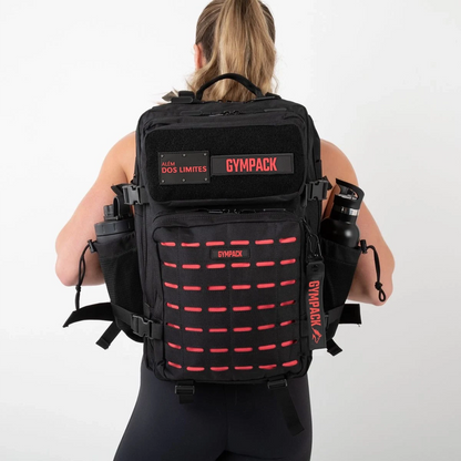 Gympack Pro 50L Preta & Vermelha