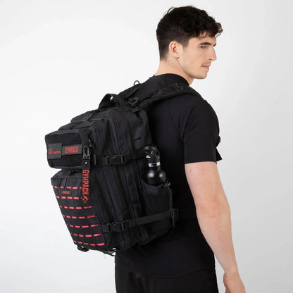 Gympack Pro 50L Preta & Vermelha